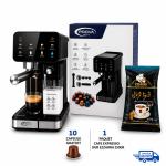 Machine à Café Expresso Prova PE-777 1350W + 10 Capsules + Café Expresso Dur Ezzahra 250 g Offerts