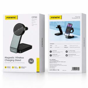 Support de Charge Sans Fil 3-en-1 Pliable CP123