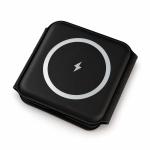 Chargeur Sans Fil Pliable 3-en-1 Magnétique – Noir