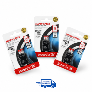 Carte Mémoire Iconix – 32 Go / 64 Go / 128 Go