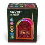 Radio Rétro NNS NS-7230BT + Speaker Bluetooth – FM/AM/SW – Batterie Rechargeable