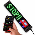 Panneau d’Affichage LED Flexible et Étanche – Programmable avec Application et Télécommande