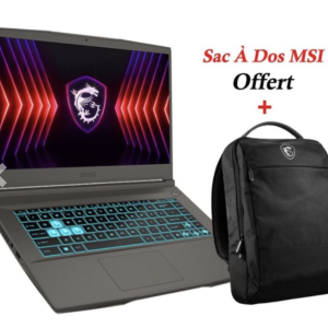 PC Portable Gamer MSI Thin 15 B13UCX – Intel Core i5-13420H – 8 Go RAM – RTX 2050 4 Go – 512 Go SSD – 15.6″ FHD 144 Hz