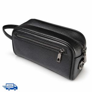 Pochette Homme en Cuir Multi-Compartiments