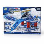 Parking policier avec 2 voitures – Set de jeu