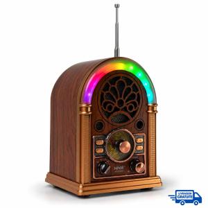 Radio Rétro NNS NS-7230BT + Speaker Bluetooth – FM/AM/SW – Batterie Rechargeable